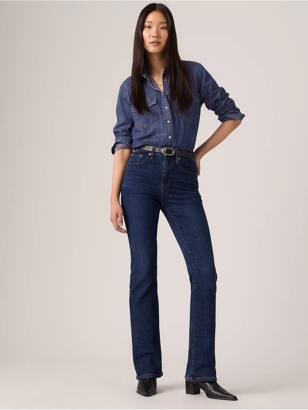 Levi's Dark Blue Bootcut Jeans